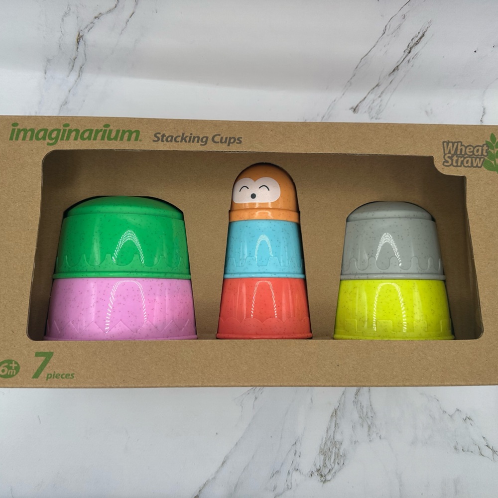 Imaginarium Stacking Cups Wheat Straw 7 pieces